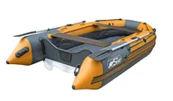 Лодка Reef Skat Triton (Риф Скат Тритон) 390 серо-оранжевый без фальшборта