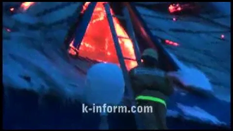 пожар в СКАТ-Югра (Сургут) 18.02.2011