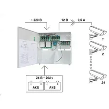 Бастион SKAT-V.24х12VDC Источник вторичного электропитания резервированный